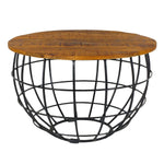 Beistelltisch - nachhaltig Couchtisch Wohnzimmer-Tisch - rund - Lexington - ø 55 cm