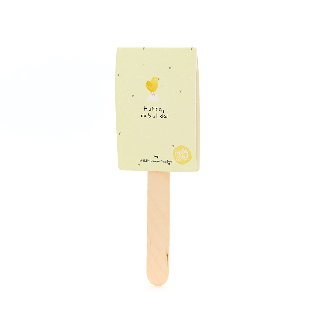 Hurra du bist da - Saatgruß