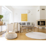 Beistelltisch - 56 x 47 cm - nachhaltig Wohnzimmer Tisch - Couchtisch - Nizza - Metall-Gestell