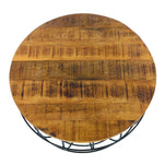 Beistelltisch - nachhaltig Couchtisch Wohnzimmer-Tisch - rund - Lexington - ø 55 cm