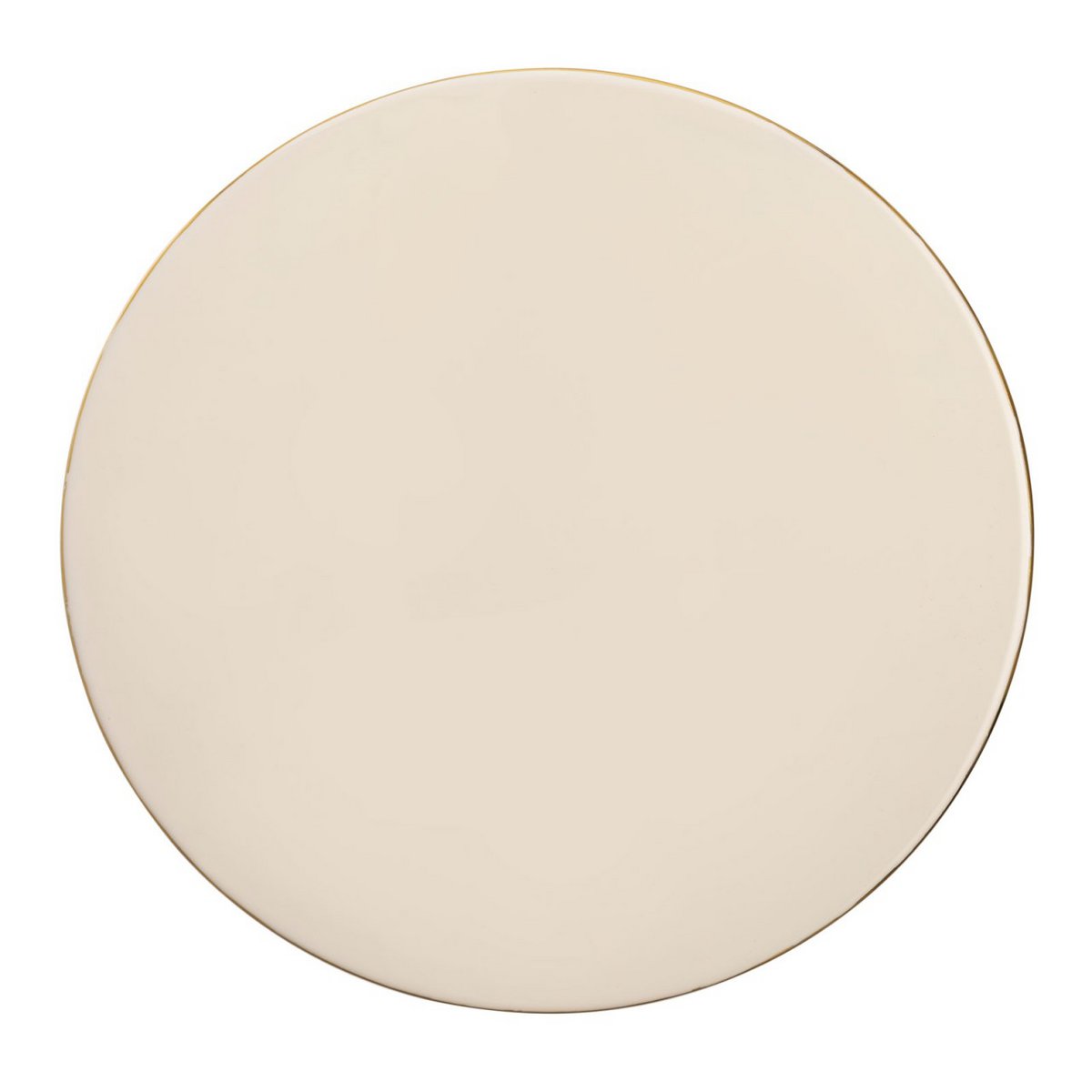 Beistelltisch rund ø 45 H 45 cm Dekotisch Lampentisch Sofatisch Glam Tisch Metall und Emaille