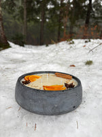 Handgemachte Betonkerze "Big Black"  Duft Vanilla Toffee von DochtFreunde