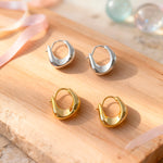 Ohrringe aus 925er Sterling-Silber, edle Creolen