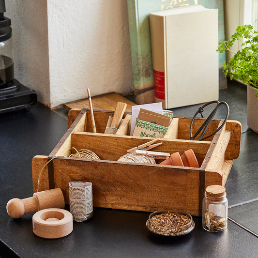 Ziegelform mit 4 Fächern