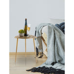 Beistelltisch - Metall Dekotisch - Alster - 40x45x40 cm dreieckig - Aluminium -