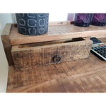 Industrial Schreibtisch Computertisch - 120x88x55cm - Liverpool - Metall-Gestell schwarz