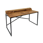 Industrial Schreibtisch Computertisch - 120x88x55cm - Liverpool - Metall-Gestell schwarz