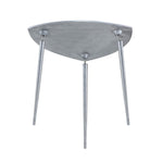 Beistelltisch - Metall Dekotisch - Alster - 40x45x40 cm dreieckig - Aluminium -
