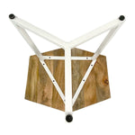 Beistelltisch - 56 x 47 cm - nachhaltig Wohnzimmer Tisch - Couchtisch - Nizza - Metall-Gestell