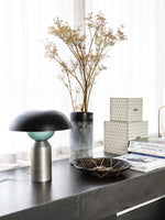 Tischlampe Little Fellow schwarz/silber