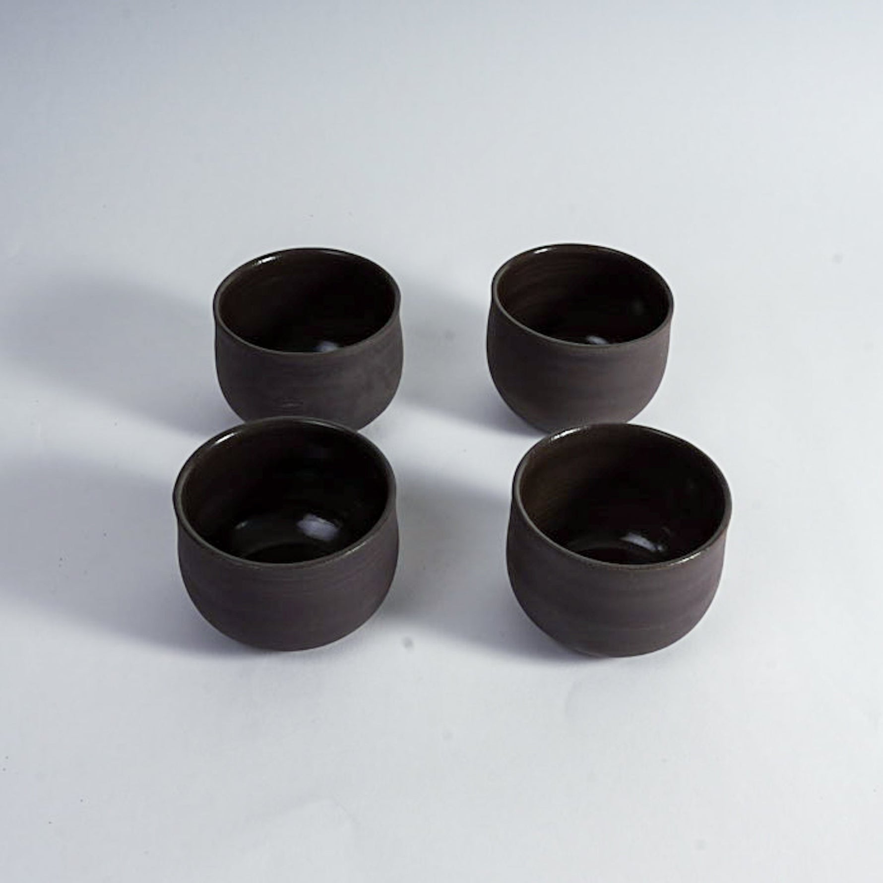 Ocha Teetasse grau/schwarz | Matcha Tasse