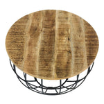 Beistelltisch - nachhaltig Couchtisch Wohnzimmer-Tisch - rund - Lexington - ø 55 cm