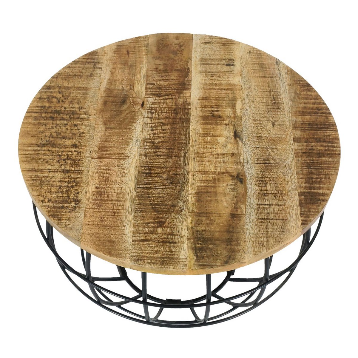 Beistelltisch - nachhaltig Couchtisch Wohnzimmer-Tisch - rund - Lexington - ø 55 cm