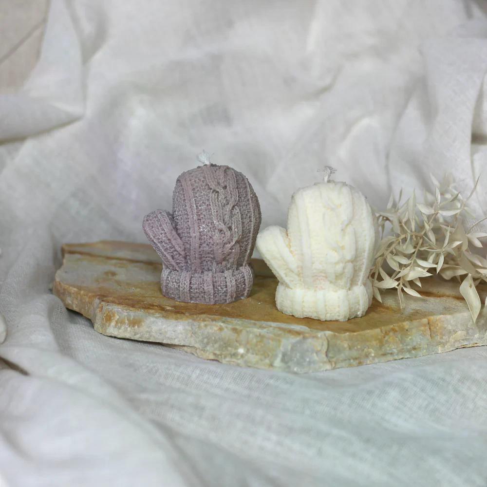 Maximalbeton - Kerze "Handschuh"