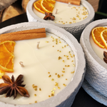 Betonkerze Handgemacht "Grey Cinnamon"