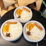 Betonkerzen-Set 3x Betongrau "Grey Cinnamon"