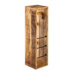 Toilettenpapierhalter - Holz - 17x17 H 65 cm - quadratisch Mangoholz