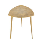 Beistelltisch - Metall Dekotisch - Alster - 40x45x40 cm dreieckig - Aluminium -