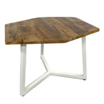 Beistelltisch - 56 x 47 cm - nachhaltig Wohnzimmer Tisch - Couchtisch - Nizza - Metall-Gestell