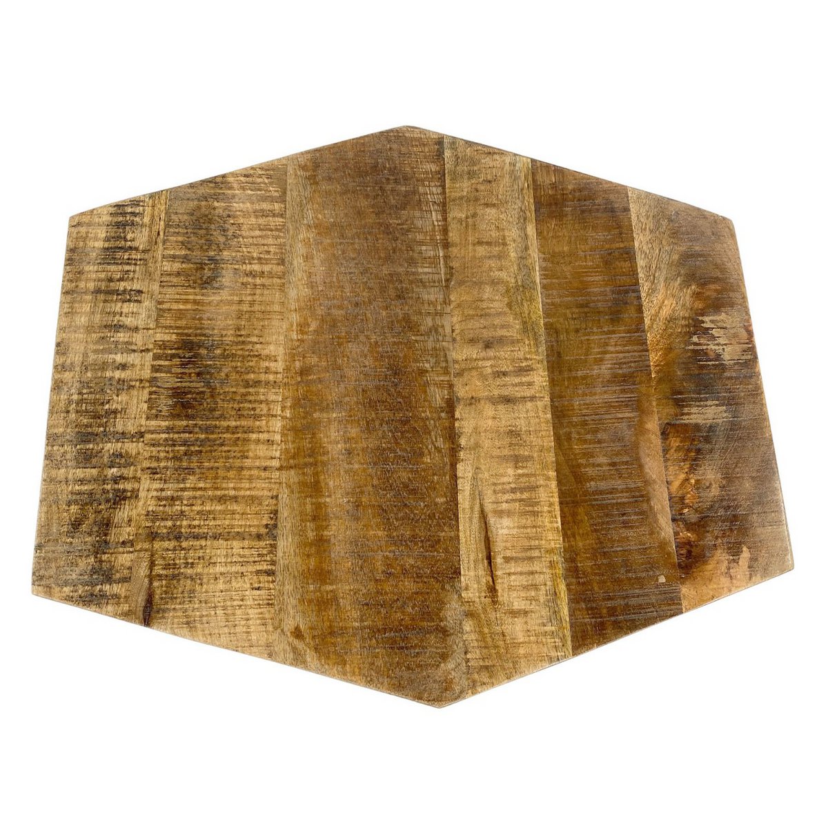 Beistelltisch - 56 x 47 cm - nachhaltig Wohnzimmer Tisch - Couchtisch - Nizza - Metall-Gestell