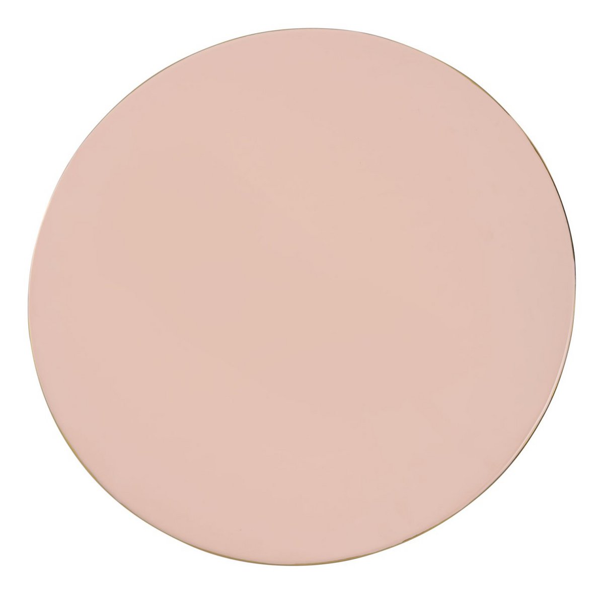 Beistelltisch rund ø 45 H 45 cm Dekotisch Lampentisch Sofatisch Glam Tisch Metall und Emaille