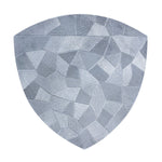 Beistelltisch - Metall Dekotisch - Alster - 40x45x40 cm dreieckig - Aluminium -