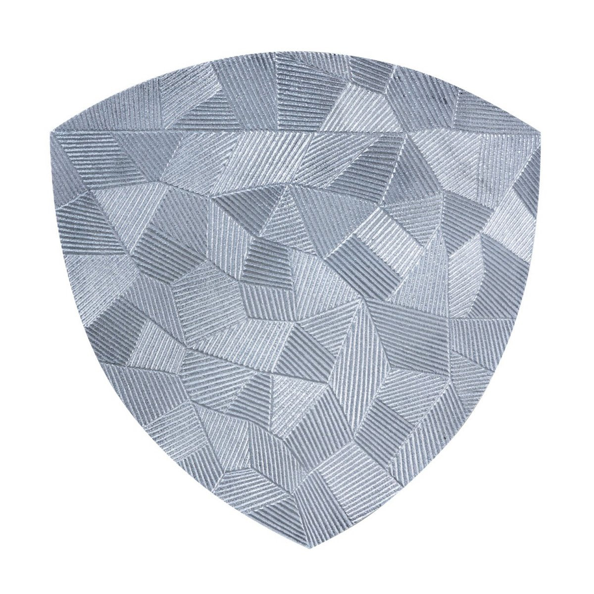 Beistelltisch - Metall Dekotisch - Alster - 40x45x40 cm dreieckig - Aluminium -