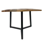 Beistelltisch - 56 x 47 cm - nachhaltig Wohnzimmer Tisch - Couchtisch - Nizza - Metall-Gestell