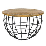 Beistelltisch - nachhaltig Couchtisch Wohnzimmer-Tisch - rund - Lexington - ø 55 cm