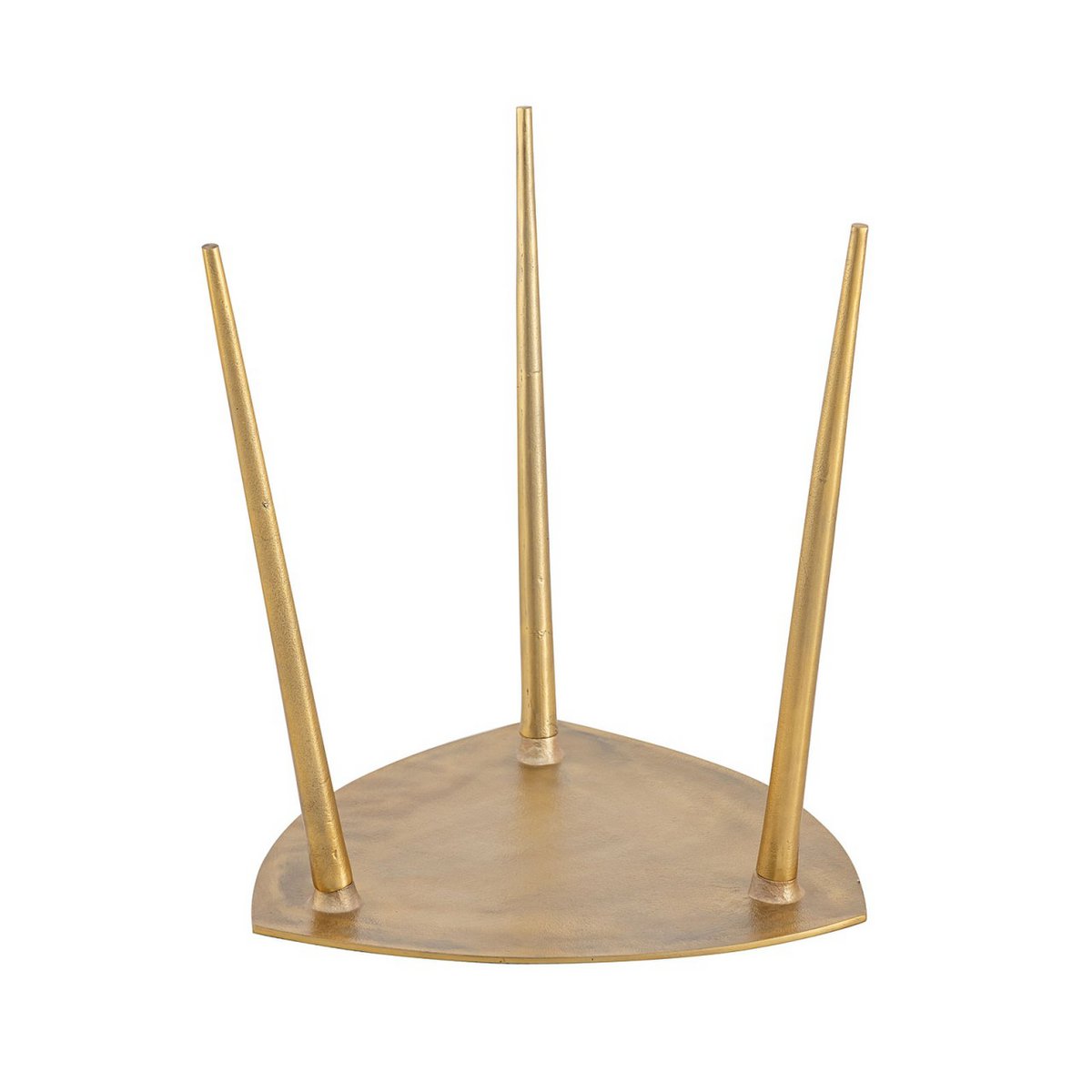 Beistelltisch - Metall Dekotisch - Alster - 40x45x40 cm dreieckig - Aluminium -