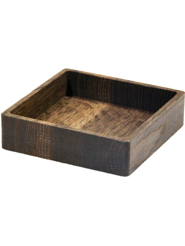 Holzbox für Untersetzer SQUARE, in 2 Ausführungen