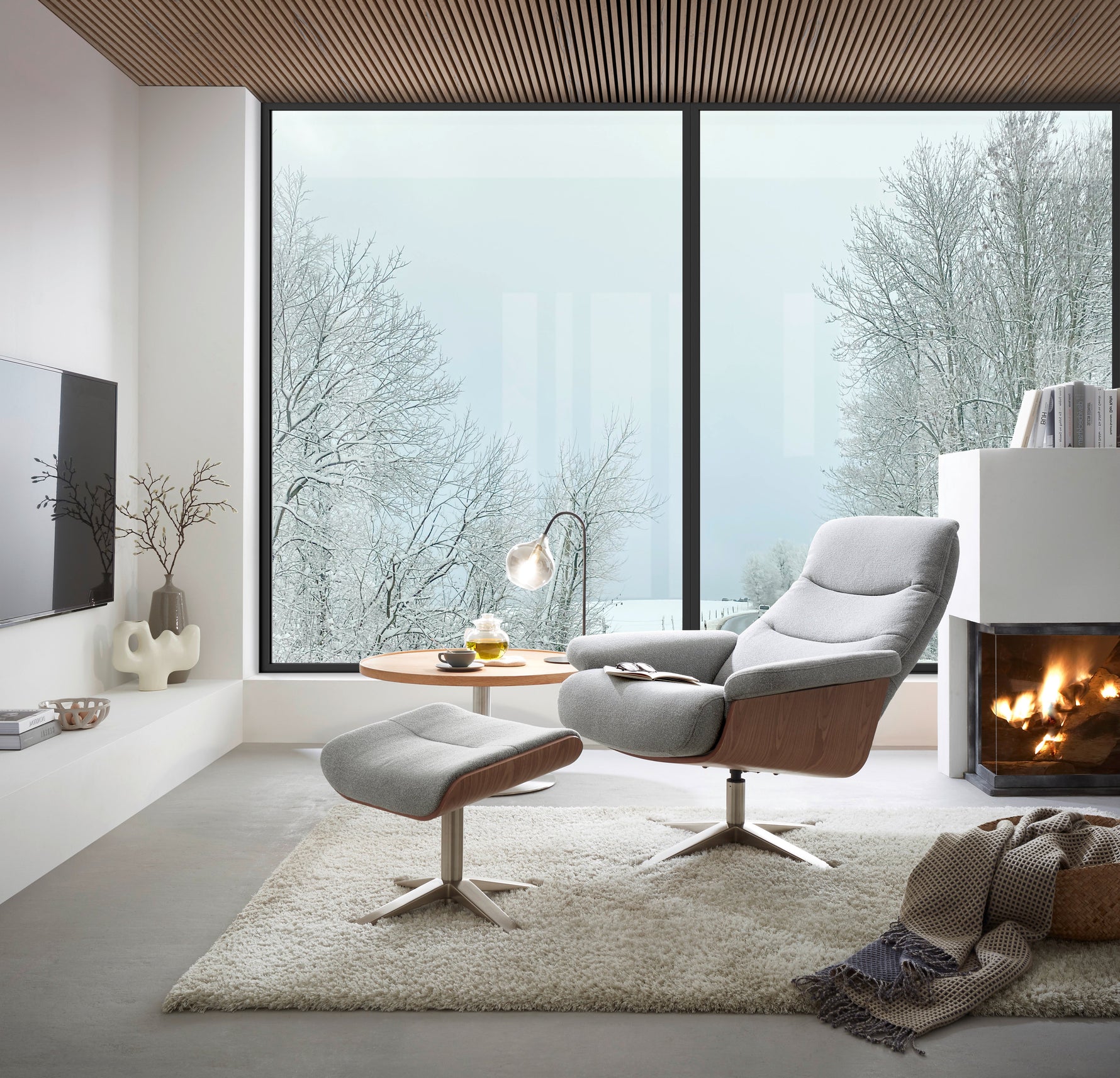 Amasra Loungesessel inkl. Hocker