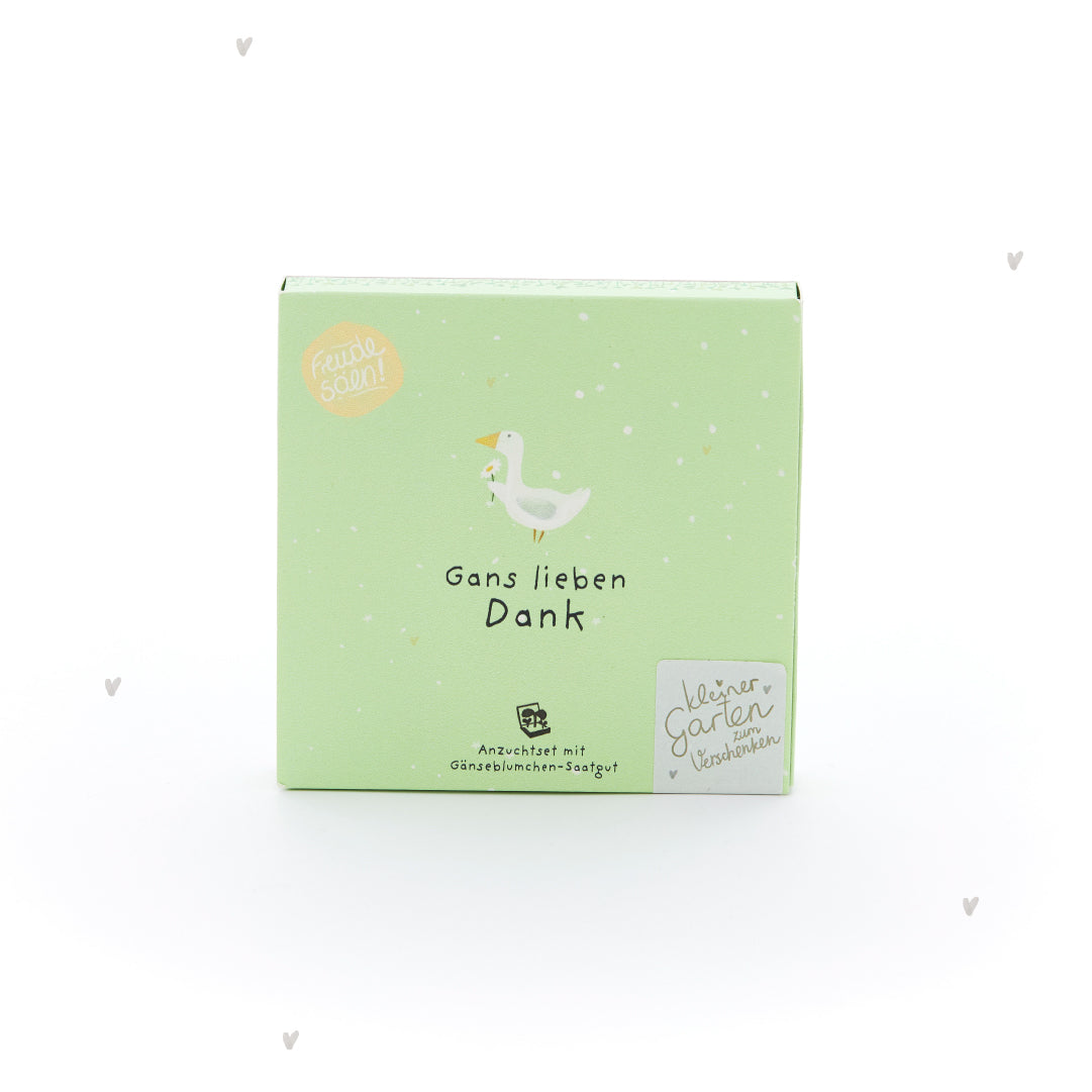 Pflanzkästchen - Gans lieben Dank
