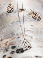 Halskette Drop lang schwarz