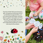 Naturabenteuer – Dose mit 100 Blumenmurmeln