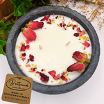DochtFreunde Betonkerze "Black Roses" | Vegan & Handmade im Schwarzwald