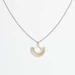 Halskette mit Holzanhänger - 'Boho'