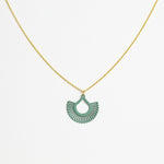 Halskette mit Holzanhänger - 'Boho'