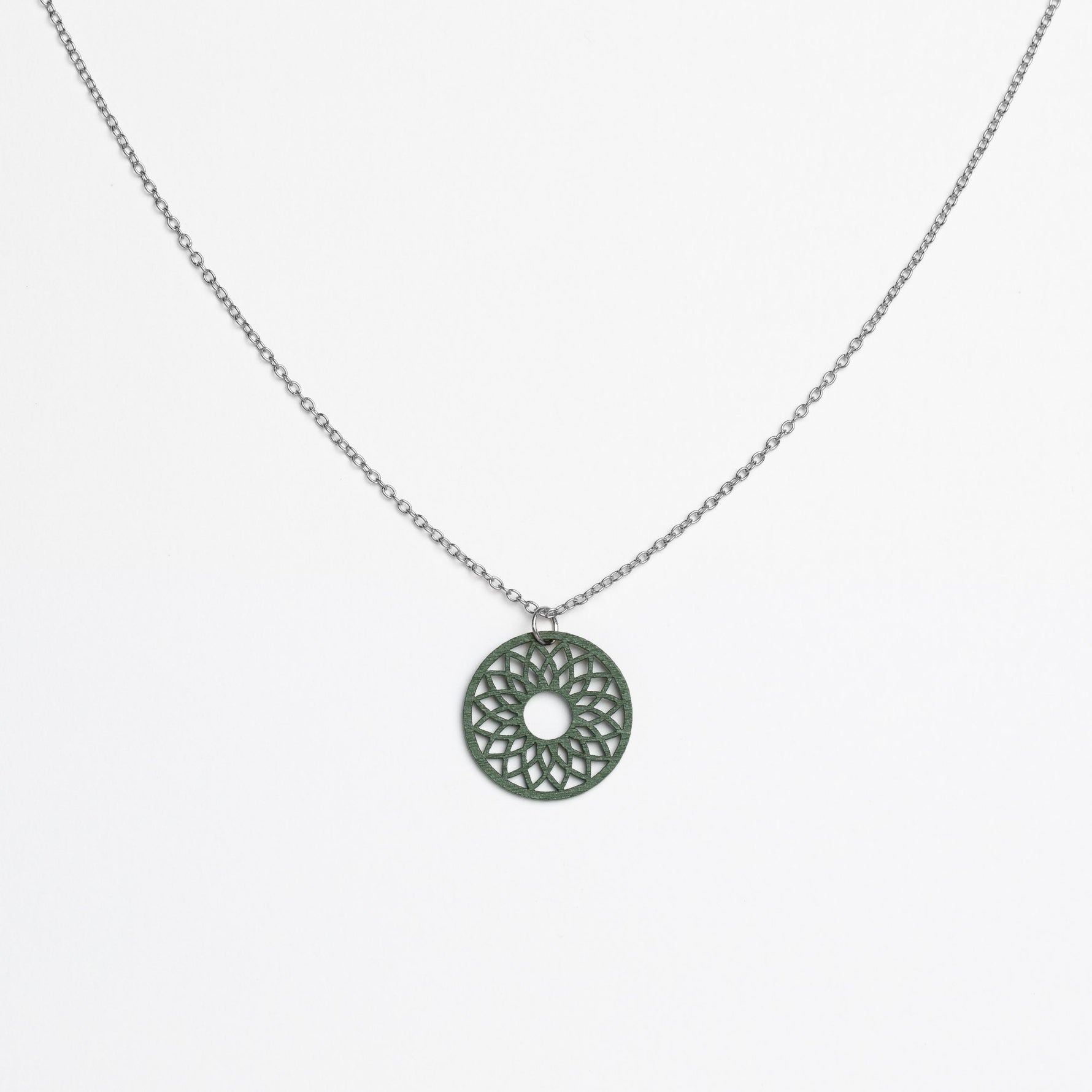 Halskette mit Holzanhänger - 'Spirit'