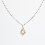 Halskette mit Holzanhänger - 'Sunrise'