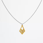 Halskette mit Holzanhänger - 'Tribe'