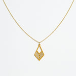 Halskette mit Holzanhänger - 'Tribe'