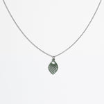 Halskette mit Holzanhänger - 'Leaf'