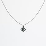 Halskette mit Holzanhänger - 'Flower mini'