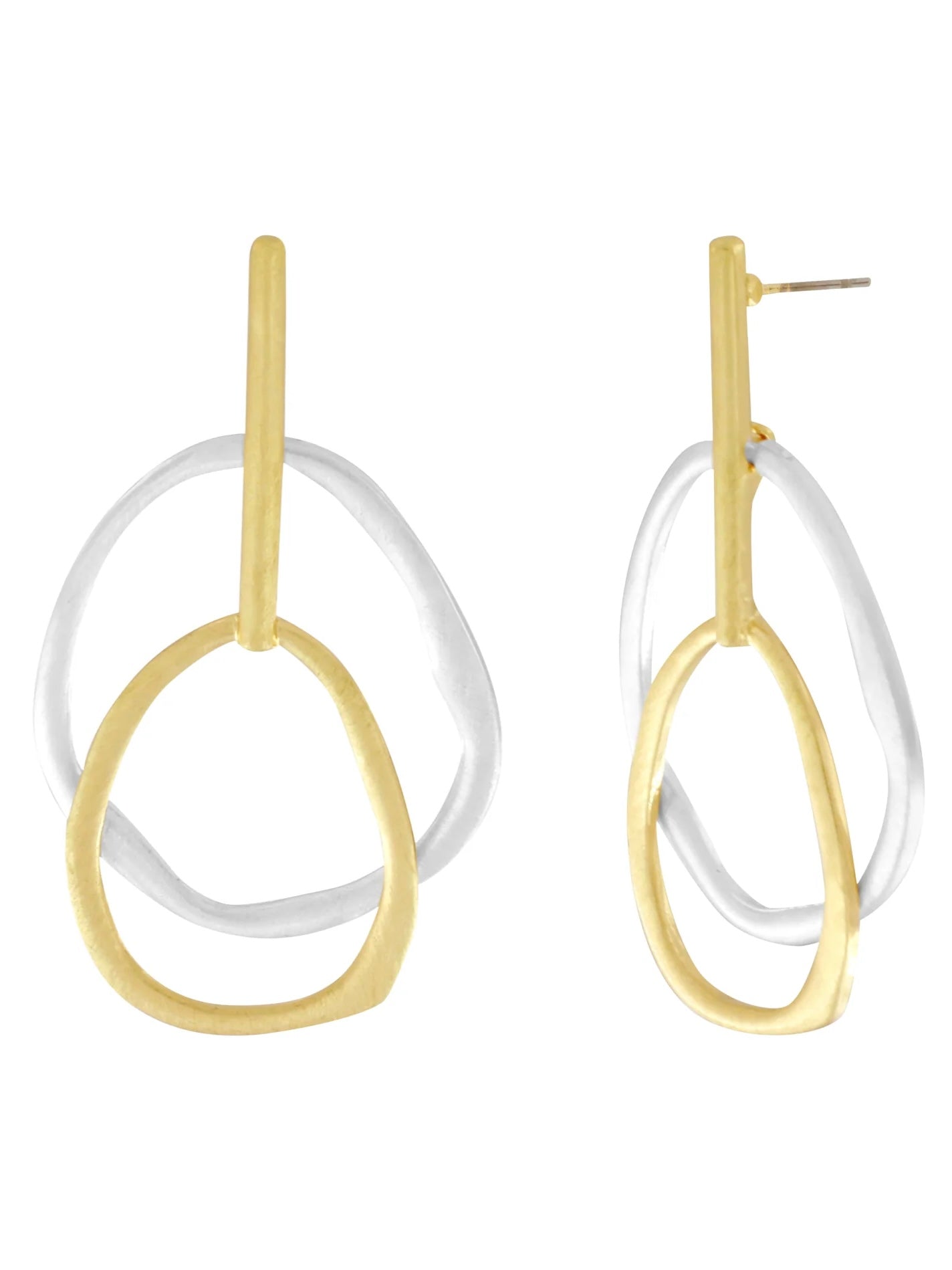 Ohrstecker Elysian 2-tone Statement, in 2 Farben