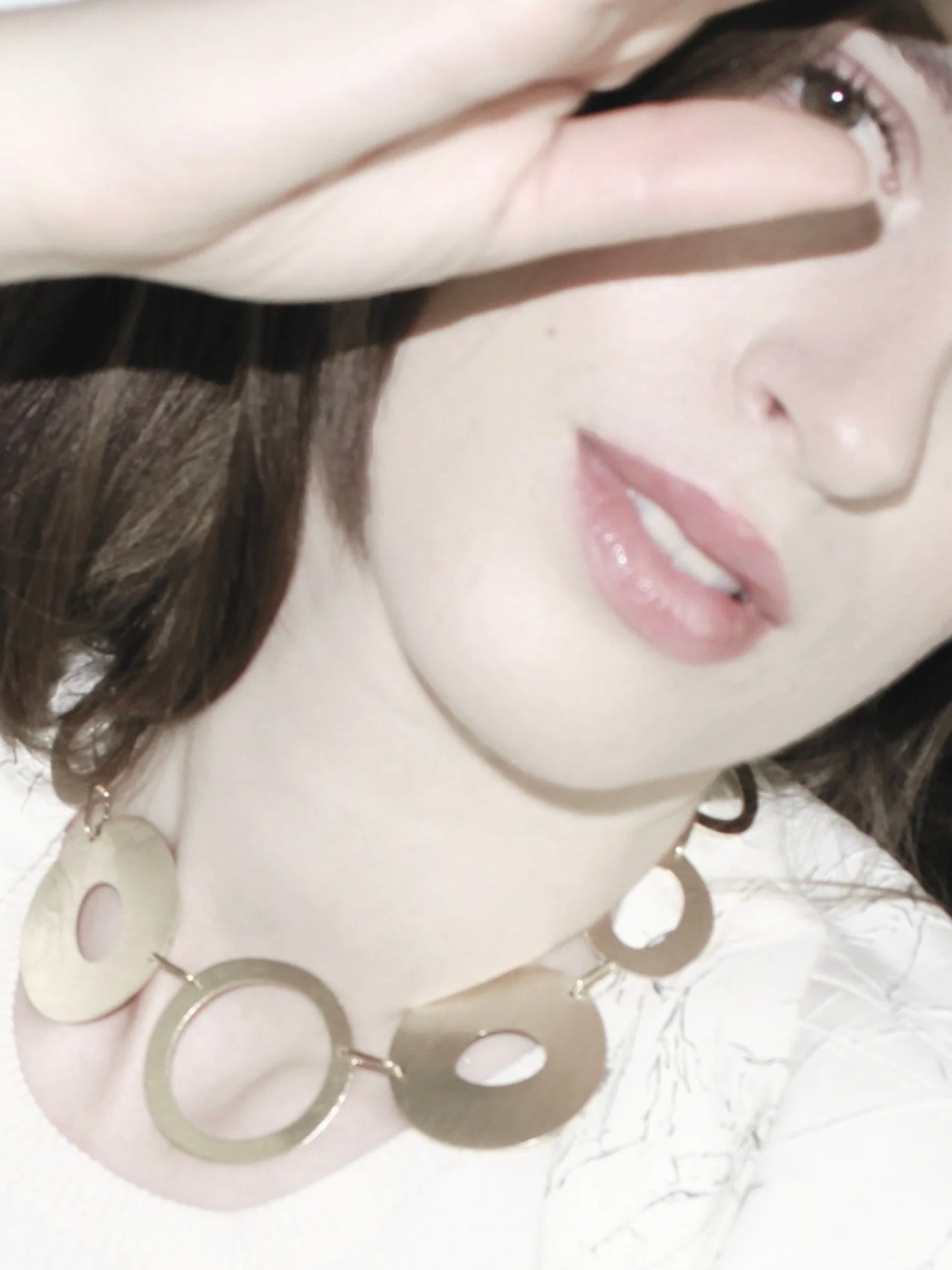 Halskette Alaya short organic Circle, in 2 Farben