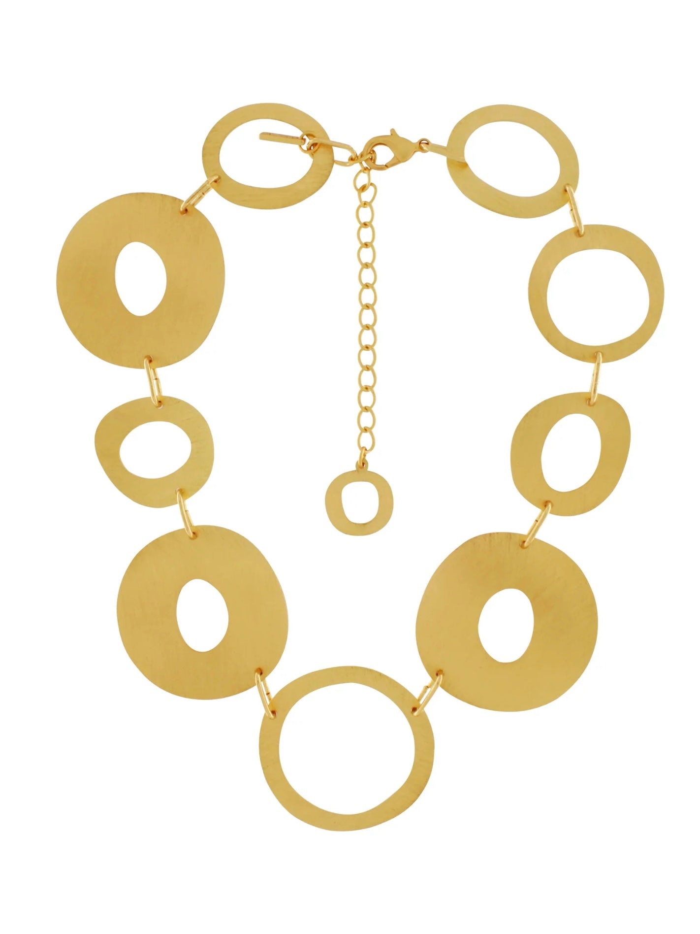 Halskette Alaya short organic Circle, in 2 Farben