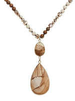 Halskette Camilla braun