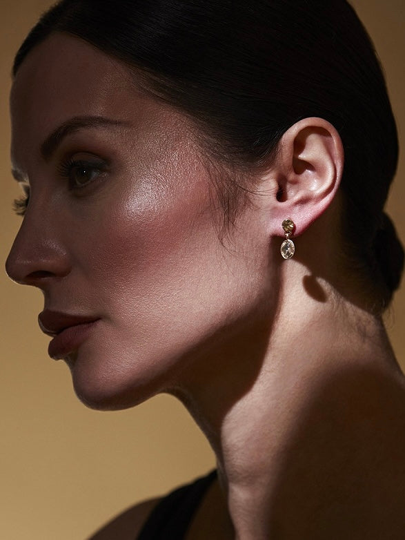 Ohrhänger Bianca goldfarben, in mehreren Farben