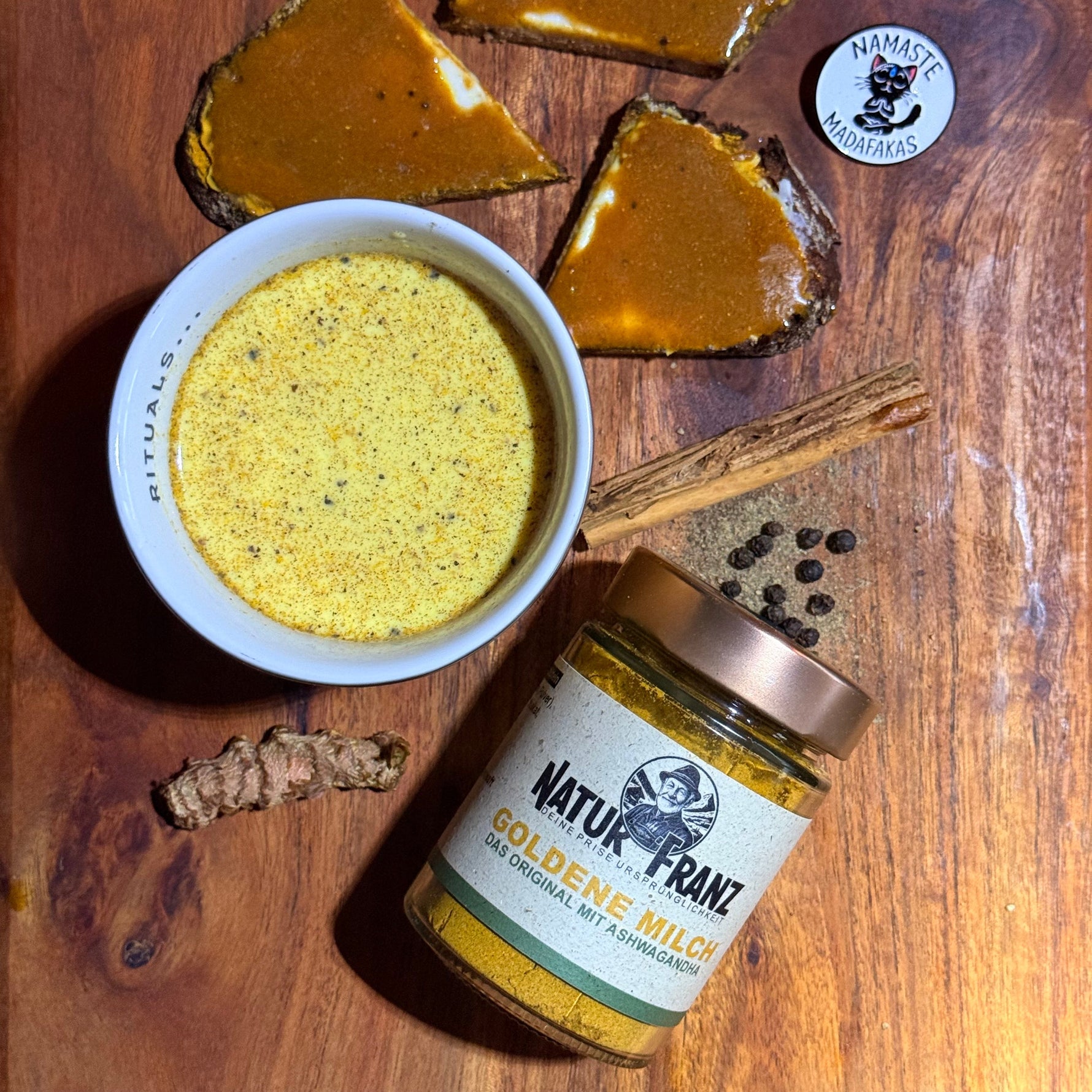 Goldene Milch - org. Familienrezept aus Indien mit Ashwagandha